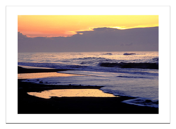 Beach at sunrise